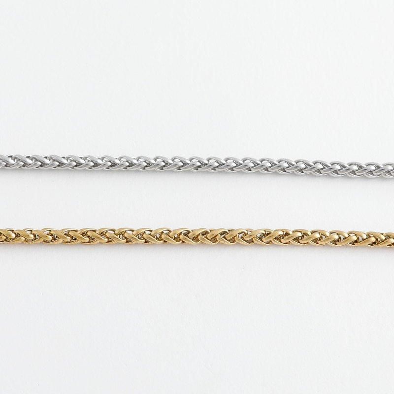 ノットアレプラス elegance snake chain ステンレスネックレス