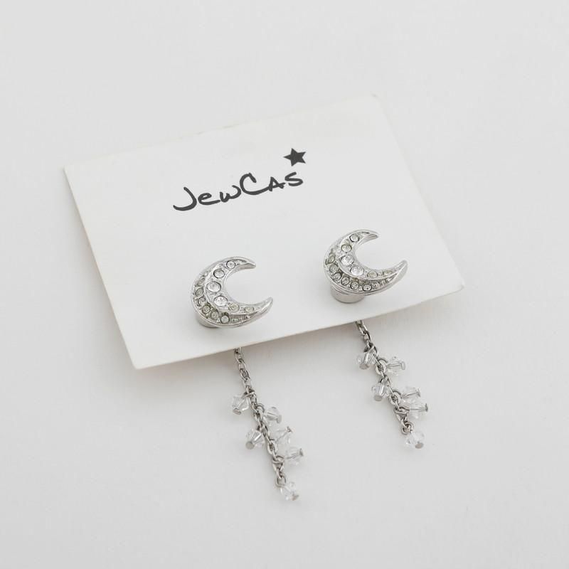 JewCas ムーンストーンマグネットイヤリング[JC3059