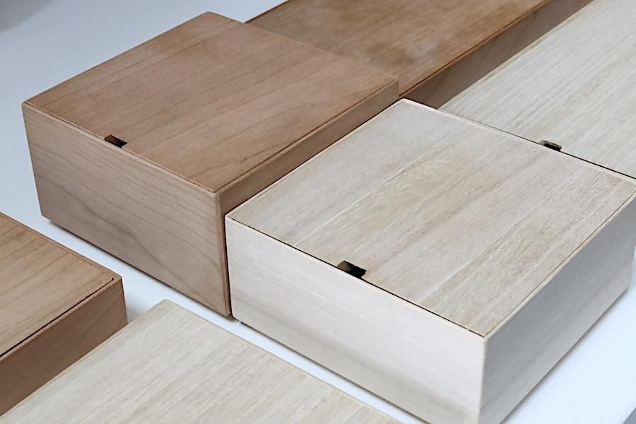 正方形ブラックチェリー箱M - まいにち北欧道具｜ヨーロッパの雑貨