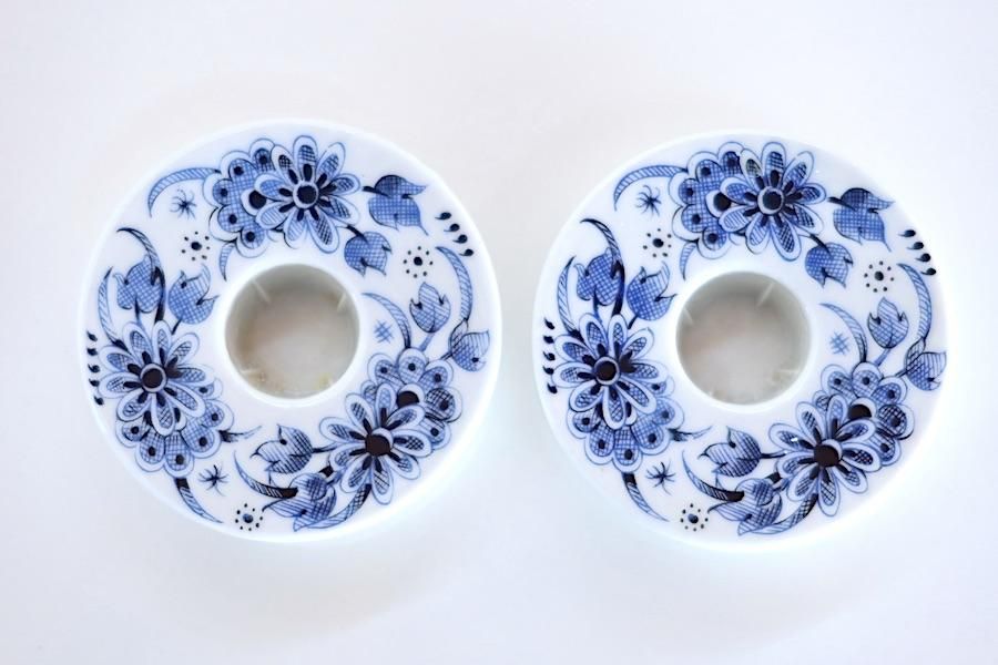 デンマーク製 キャンドルホルダー二個セット