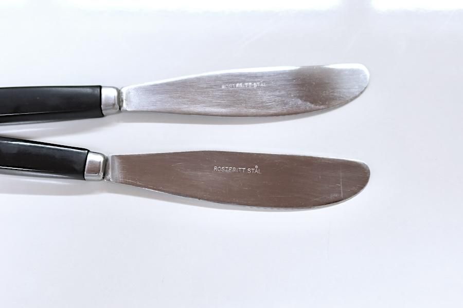 スウェーデン　ROSTFRITT STAL　カトラリーセット ヴィンテージ】ROSTFRITT STAL/カトラリー/ナイフ＆フォーク