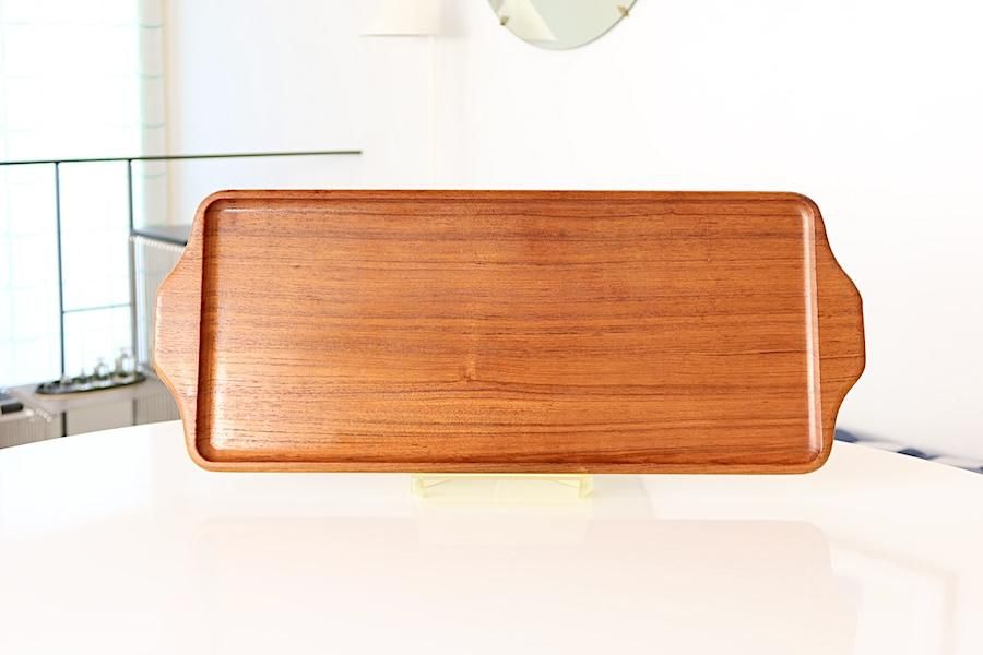 スウェーデンKarl Holmberg社木製/チークトレイ/B - まいにち北欧道具