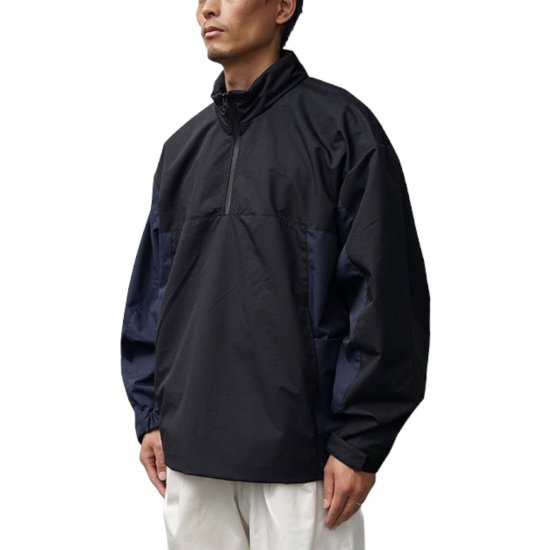 FAKIE STANCE フェイキースタンス Track Jacket (black×navy) - afterclap｜正規取扱店通販｜徳島市