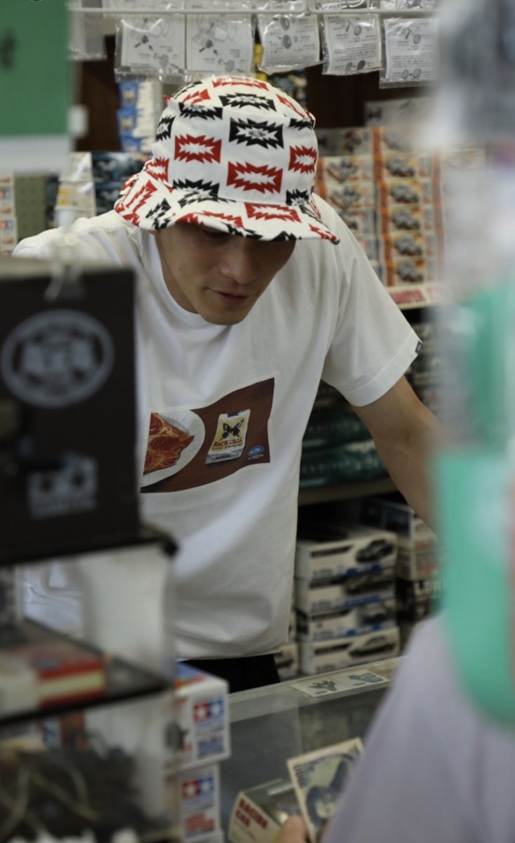 CHALLENGER チャレンジャー NATIVE BUCKET HAT (white) - afterclap