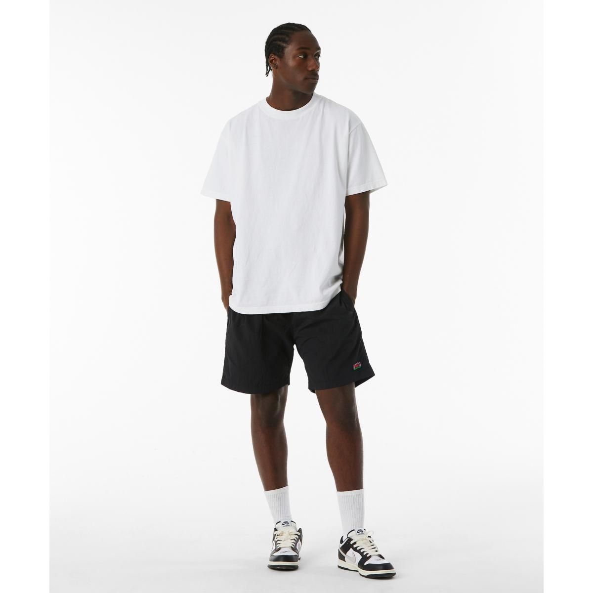 HUF ハフ NEW DAY PACKABLE TECH SHORT (black) - afterclap｜正規取扱