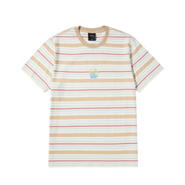 <img class='new_mark_img1' src='https://img.shop-pro.jp/img/new/icons1.gif' style='border:none;display:inline;margin:0px;padding:0px;width:auto;' />HUF ハフ CHESHIRE STRIPE KNIT TOP (cream)