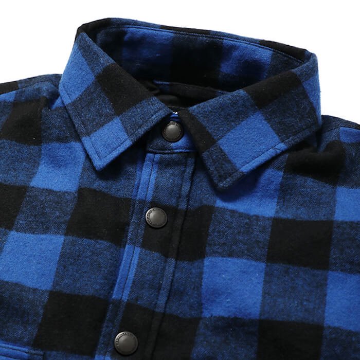 CHALLENGER チャレンジャー BUFFALO CHECK LINING SHIRT (blue×black