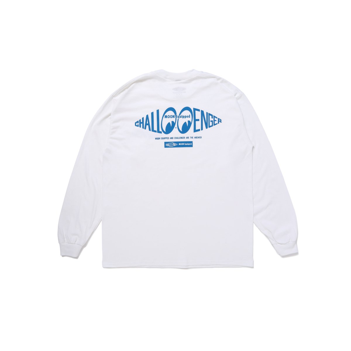 CHALLENGER チャレンジャー × MOON EQUIPPED L/S TEE (white 