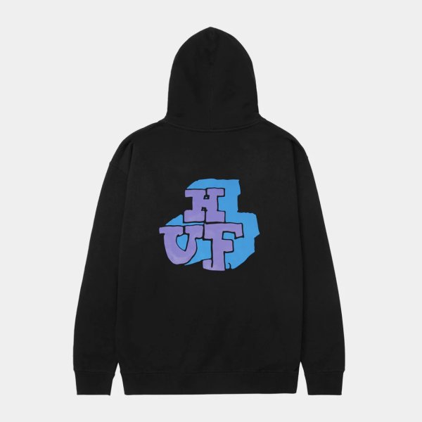 <img class='new_mark_img1' src='https://img.shop-pro.jp/img/new/icons1.gif' style='border:none;display:inline;margin:0px;padding:0px;width:auto;' />HUF ハフ MOREX HOODIE (black)