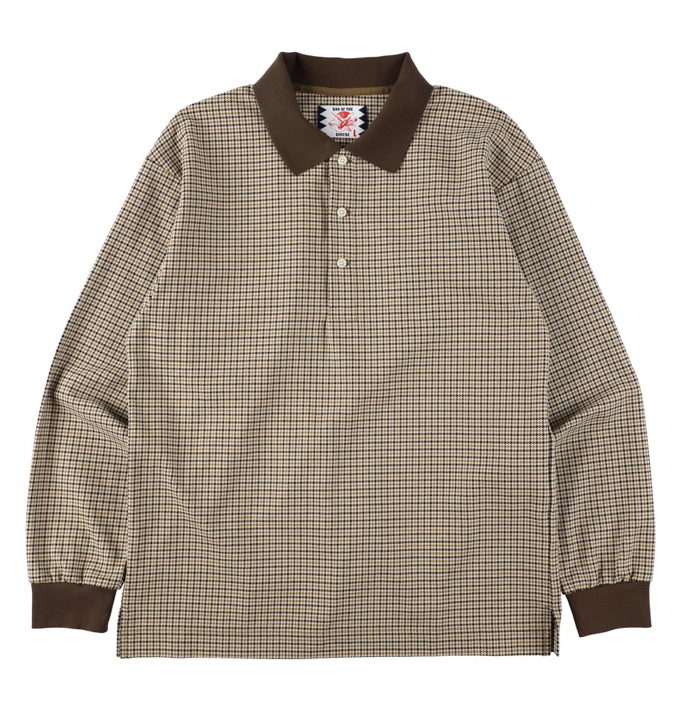 SON OF THE CHEESE サノバチーズ Rugby Shirt (brown) - afterclap ...