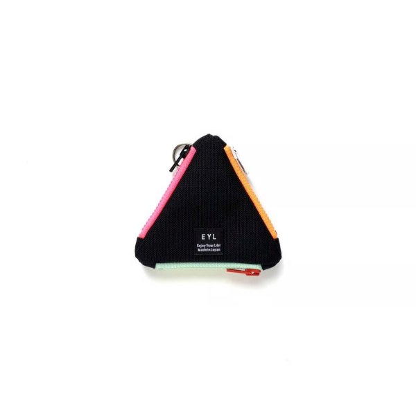 <img class='new_mark_img1' src='https://img.shop-pro.jp/img/new/icons1.gif' style='border:none;display:inline;margin:0px;padding:0px;width:auto;' />EYL (enjoy your life) triangle coin purse (Black)