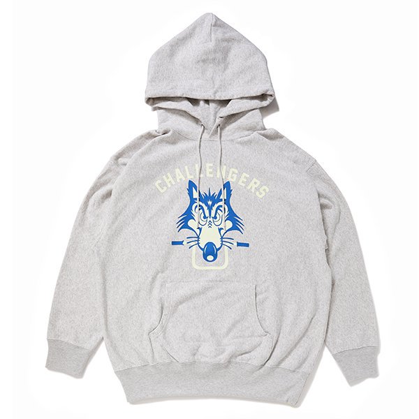 <img class='new_mark_img1' src='https://img.shop-pro.jp/img/new/icons1.gif' style='border:none;display:inline;margin:0px;padding:0px;width:auto;' />CHALLENGER 󥸥㡼 WOLF MC HOODIE (gray)