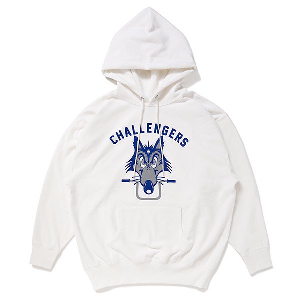 <img class='new_mark_img1' src='https://img.shop-pro.jp/img/new/icons1.gif' style='border:none;display:inline;margin:0px;padding:0px;width:auto;' />CHALLENGER 󥸥㡼 WOLF MC HOODIE (white)