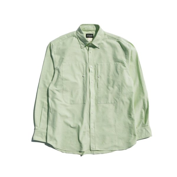 <img class='new_mark_img1' src='https://img.shop-pro.jp/img/new/icons1.gif' style='border:none;display:inline;margin:0px;padding:0px;width:auto;' />THE UNION ˥ THE FABRIC THE OX SHIRTS (light green) 