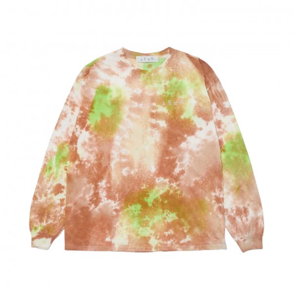 <img class='new_mark_img1' src='https://img.shop-pro.jp/img/new/icons16.gif' style='border:none;display:inline;margin:0px;padding:0px;width:auto;' />bal Х LOGO TIE DYE LS TEE by YUKIDYE (camel)