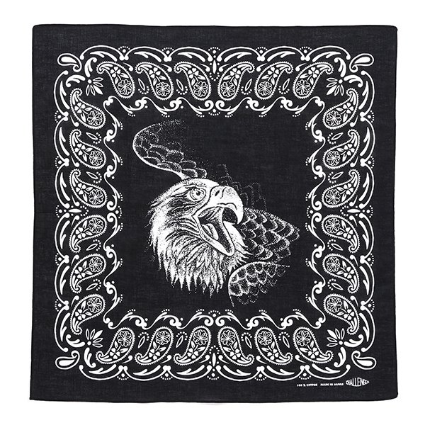 <img class='new_mark_img1' src='https://img.shop-pro.jp/img/new/icons1.gif' style='border:none;display:inline;margin:0px;padding:0px;width:auto;' />CHALLENGER 󥸥㡼 EAGLE HEAD BANDANA (black) 