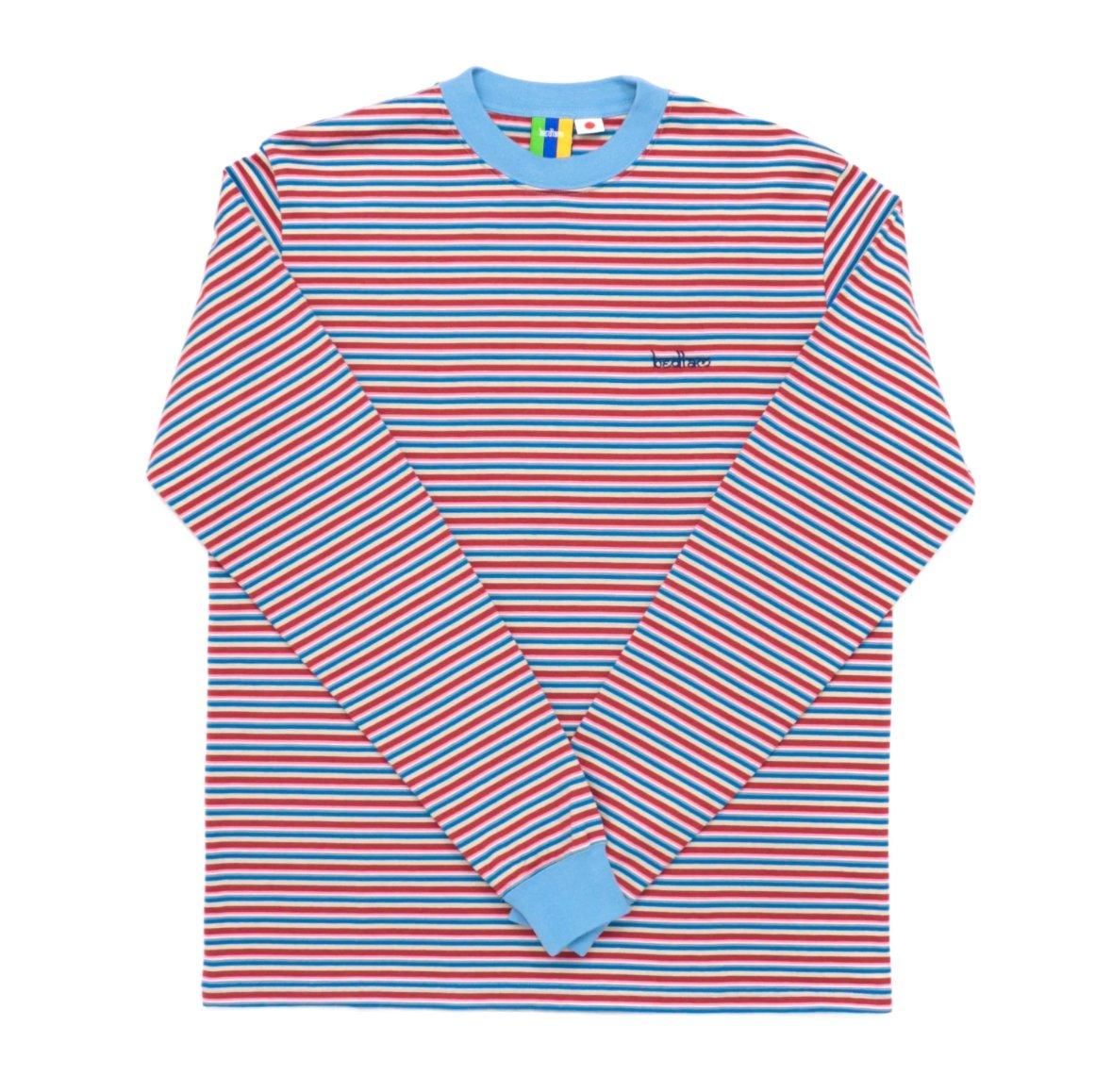 らびっとさんページ セール】 bedlam ベドラム SPARKY BORDER L/S TEE (light blue