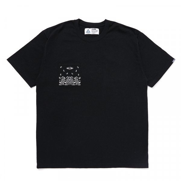 <img class='new_mark_img1' src='https://img.shop-pro.jp/img/new/icons1.gif' style='border:none;display:inline;margin:0px;padding:0px;width:auto;' />CHALLENGER 󥸥㡼 BANDANA POCKET TEE T (black)