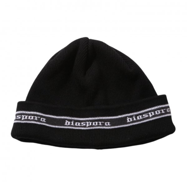 <img class='new_mark_img1' src='https://img.shop-pro.jp/img/new/icons1.gif' style='border:none;display:inline;margin:0px;padding:0px;width:auto;' />Diaspora skateboards ǥݥ Embroidered Lined Logo Beanie ӡˡ (black)