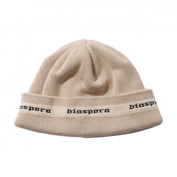 <img class='new_mark_img1' src='https://img.shop-pro.jp/img/new/icons1.gif' style='border:none;display:inline;margin:0px;padding:0px;width:auto;' />Diaspora skateboards ǥݥ Embroidered Lined Logo Beanie ӡˡ (ivory)