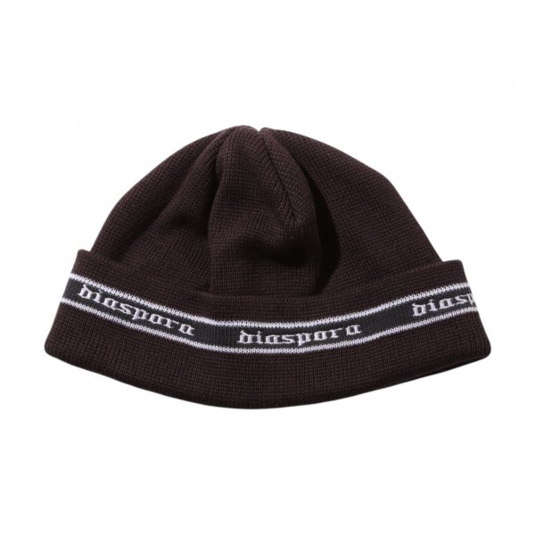 <img class='new_mark_img1' src='https://img.shop-pro.jp/img/new/icons1.gif' style='border:none;display:inline;margin:0px;padding:0px;width:auto;' />Diaspora skateboards ǥݥ Embroidered Lined Logo Beanie ӡˡ (brown)