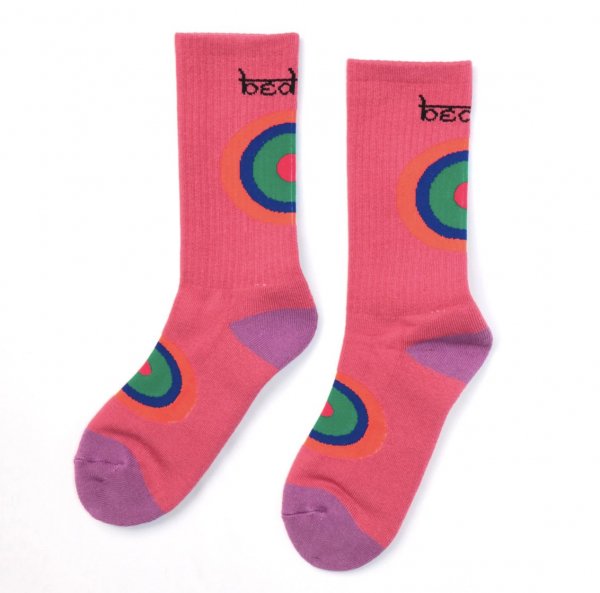 <img class='new_mark_img1' src='https://img.shop-pro.jp/img/new/icons1.gif' style='border:none;display:inline;margin:0px;padding:0px;width:auto;' />BEDLAM ٥ɥ CIRCLE SOCKS å (rasberry)