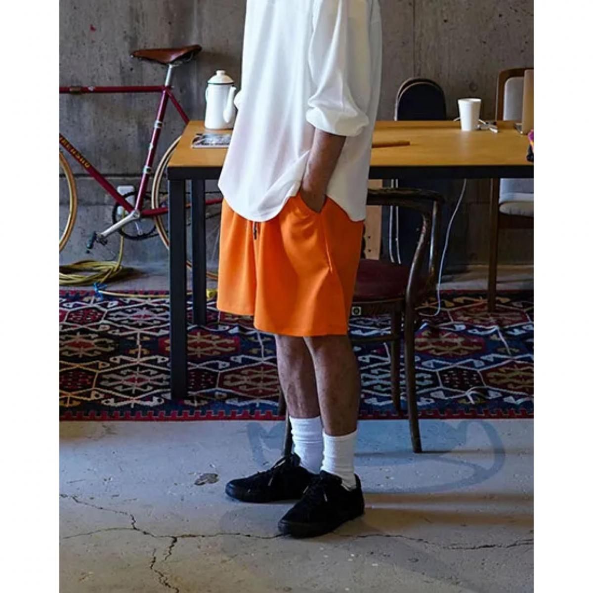 FAKIE STANCE フェイキースタンス Dot Air Shorts (orange