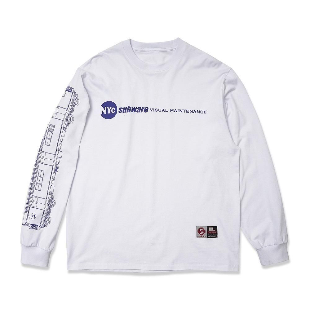 SUBWARE 長袖カットソー Lサイズ SUBWARE サブウェア Marquee Logo L/S Tee Tシャツ (black