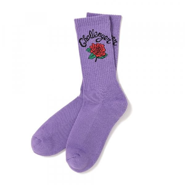<img class='new_mark_img1' src='https://img.shop-pro.jp/img/new/icons1.gif' style='border:none;display:inline;margin:0px;padding:0px;width:auto;' />CHALLENGER 󥸥㡼 ROSE SOCKS å (purple) 