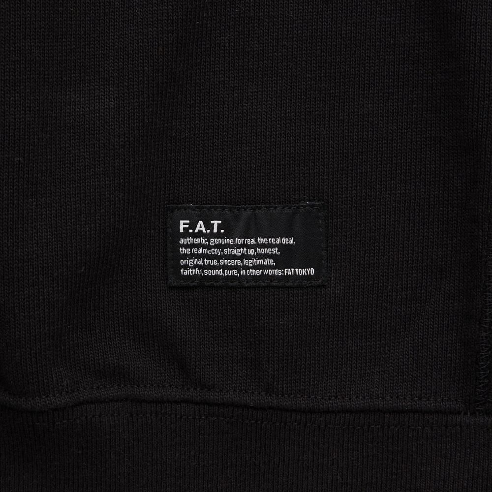 F.A.T エフエーティー　セットアップ　ブラック　supreme FAT エフエーティー AUTHENTIC クルーネック (black) - afterclap