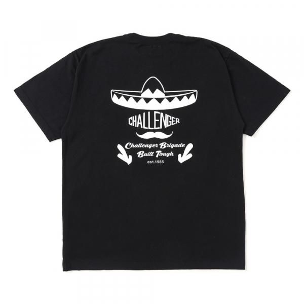 <img class='new_mark_img1' src='https://img.shop-pro.jp/img/new/icons1.gif' style='border:none;display:inline;margin:0px;padding:0px;width:auto;' />CHALLENGER 󥸥㡼 SOMBRERO TEE T (black)