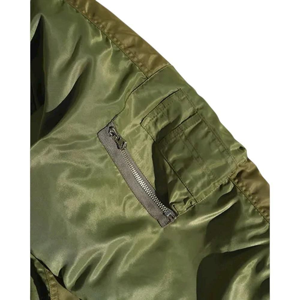 FAKIE STANCE フェイキースタンス BICOLOR MA-1 ジャケット (olive