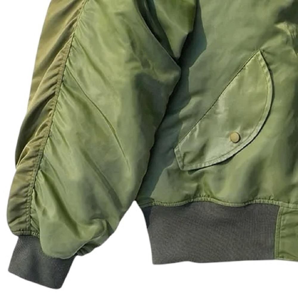 FAKIE STANCE フェイキースタンス BICOLOR MA-1 ジャケット (olive