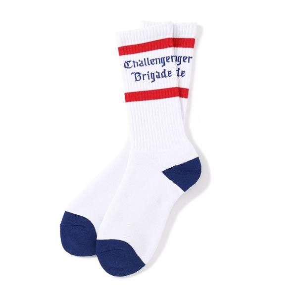 <img class='new_mark_img1' src='https://img.shop-pro.jp/img/new/icons1.gif' style='border:none;display:inline;margin:0px;padding:0px;width:auto;' />CHALLENGER 󥸥㡼 CLASSIC LOGO SOCKS å (white) 