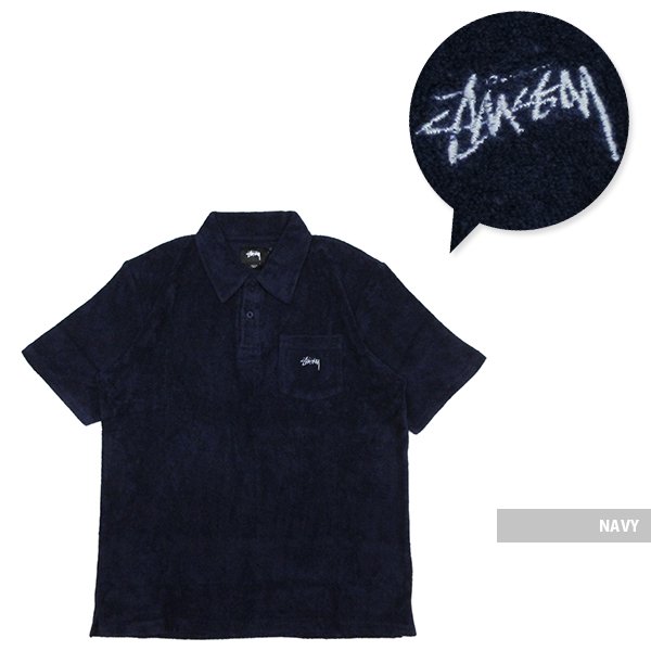 STUSSY[ステューシー] 半袖 ポロシャツ TERRY POLO ☆ 正規品 メンズ