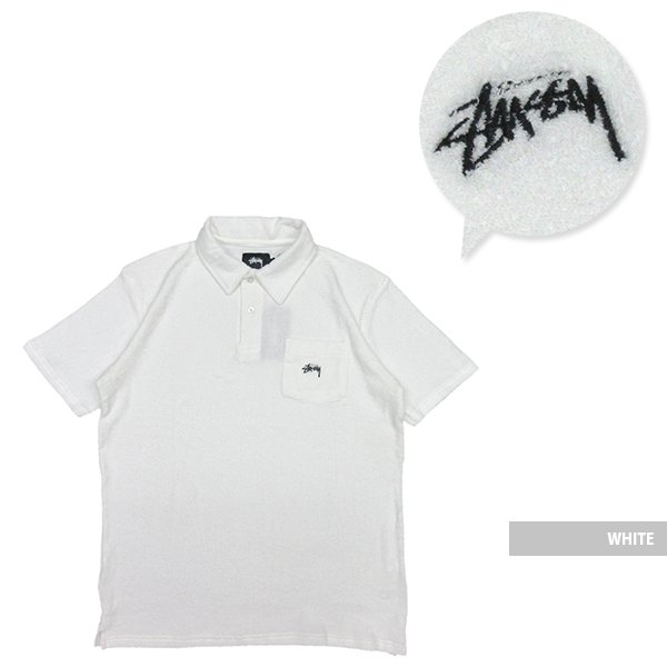 STUSSY[ステューシー] 半袖 ポロシャツ TERRY POLO ☆ 正規品 メンズ