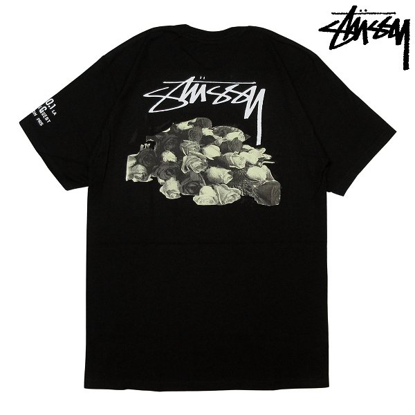 ネコポス対応 】 STUSSY[ステューシー] 半袖 Tシャツ DEAD ROSES TEE 