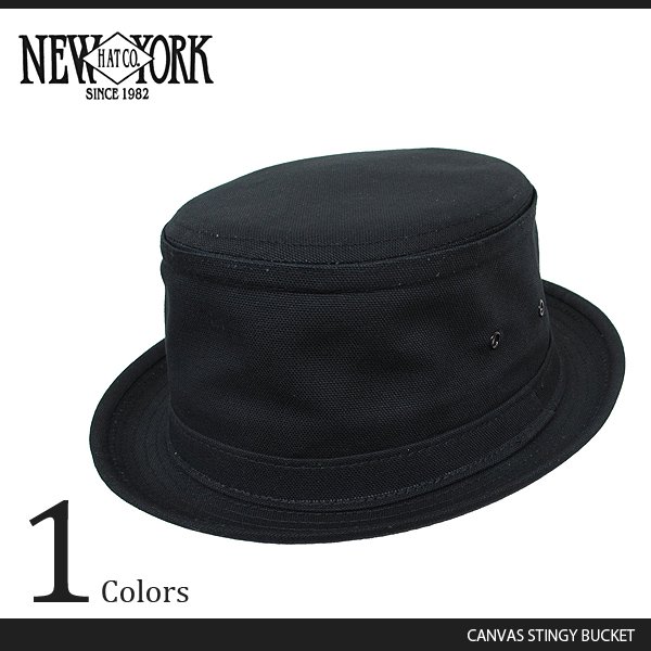 NEW YORK HAT[ニューヨークハット] ポークパイハット CANVAS STINGY