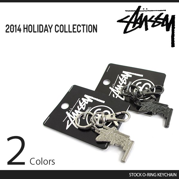 ネコポス対応】 STUSSY[ステューシー] キーチェーン STOCK O-RING