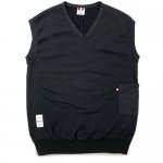 <img class='new_mark_img1' src='https://img.shop-pro.jp/img/new/icons15.gif' style='border:none;display:inline;margin:0px;padding:0px;width:auto;' />LIBE / L&R SWEAT VEST [ ライブ ] スウェット ベスト　Black