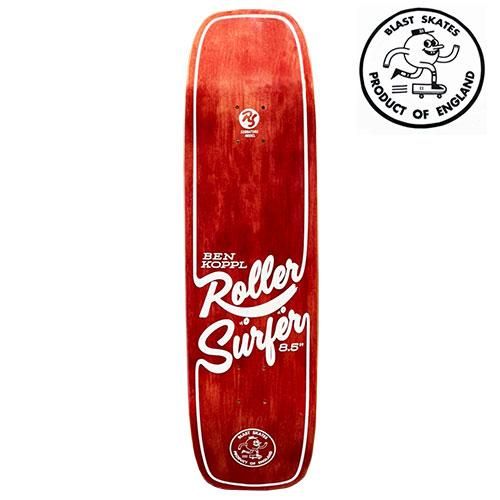 Roller surfer deals skateboard