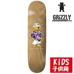 <img class='new_mark_img1' src='https://img.shop-pro.jp/img/new/icons15.gif' style='border:none;display:inline;margin:0px;padding:0px;width:auto;' />GRZZLY / Hamtpons Bear Brown KIDS SKATEBOARD DECK[グリズリー] 子供用デッキ 7.375インチ