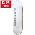<img class='new_mark_img1' src='https://img.shop-pro.jp/img/new/icons15.gif' style='border:none;display:inline;margin:0px;padding:0px;width:auto;' />FATBROS / KIDS LINE LOGO DECK　 [ファットブロス] 　スケートボード　子供用 (7.375/7.5)