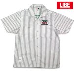 <img class='new_mark_img1' src='https://img.shop-pro.jp/img/new/icons15.gif' style='border:none;display:inline;margin:0px;padding:0px;width:auto;' />LIBE / FESN 420 RACING STRIPE SHIRTS [ライブ] レーシング ストライプシャツ