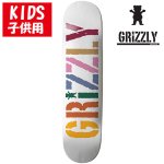 <img class='new_mark_img1' src='https://img.shop-pro.jp/img/new/icons15.gif' style='border:none;display:inline;margin:0px;padding:0px;width:auto;' />GRZZLY / Teracotta  WHITE SKATEBOARD DECK[グリズリー] 子供用デッキ 7.375インチ
