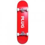 PLUG SKATEBOARD / LOGO SCARLET(complete deck) [ץ饰 ȥܡ] ץ꡼ȥåȡʴʡ