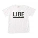 LIBE / BIG LOGO TEE (White)　 [ライブ]　ビックロゴTシャツ