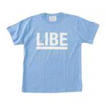 LIBE / BIG LOGO TEE (Sax)　 [ライブ]　ビックロゴTシャツ