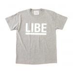 LIBE / BIG LOGO TEE (Gray)　 [ライブ]　ビックロゴTシャツ