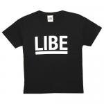 <img class='new_mark_img1' src='https://img.shop-pro.jp/img/new/icons25.gif' style='border:none;display:inline;margin:0px;padding:0px;width:auto;' />LIBE / BIG LOGO KIDS TEE(Black)　 [ライブ]　ビックロゴ　キッズTシャツ